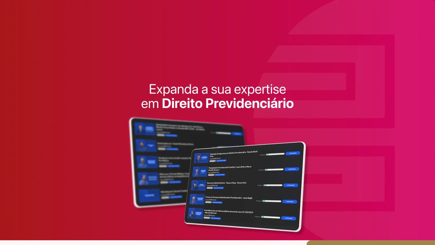 Formação contínua em Direito Previdenciário com o IEPREV Premium: mais de 50 cursos que fortalecem a prática profissional na advocacia