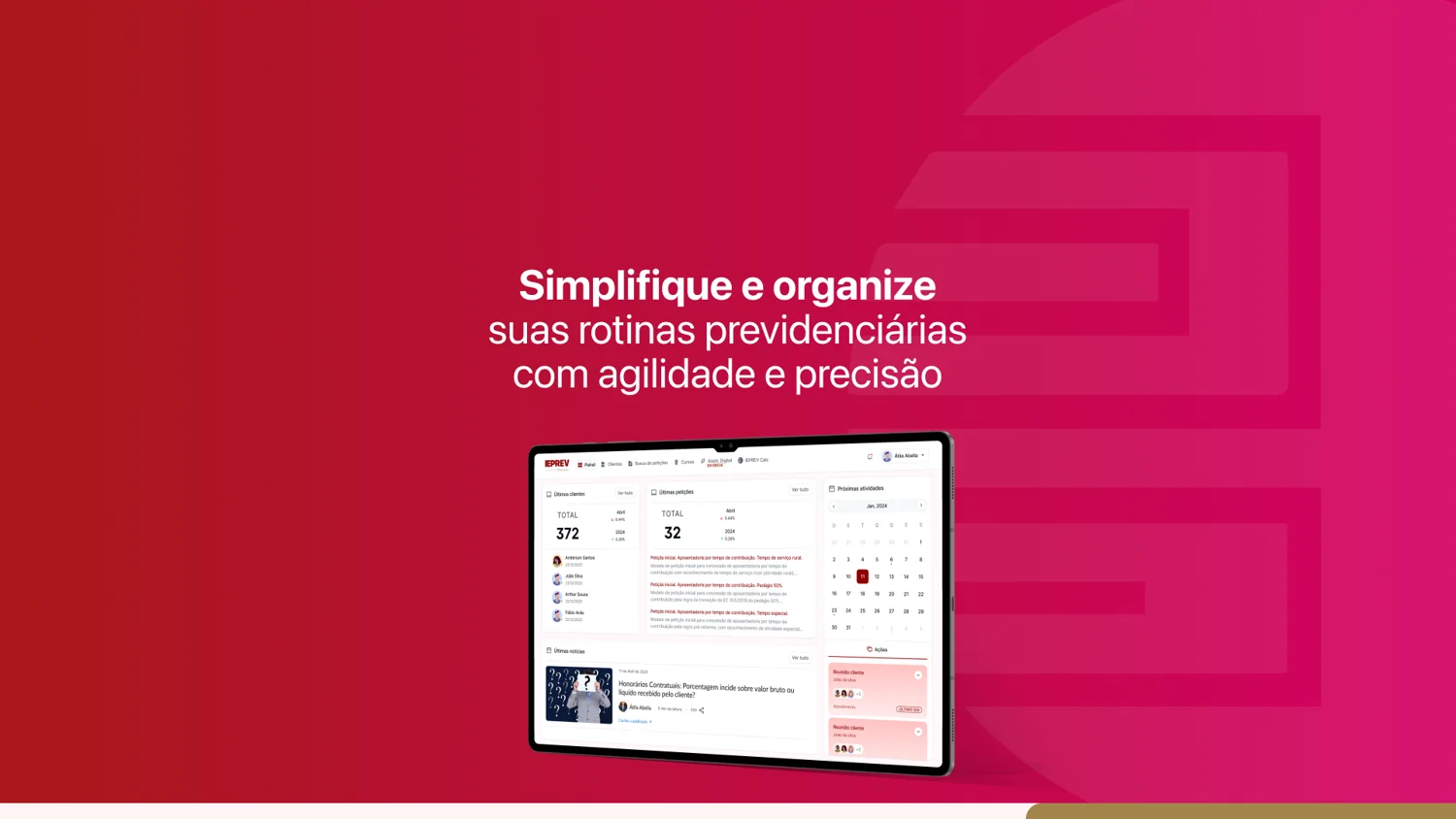 Gestor de Escritório e Documentos do IEPREV Premium: organização, controle e inteligência para a advocacia previdenciária