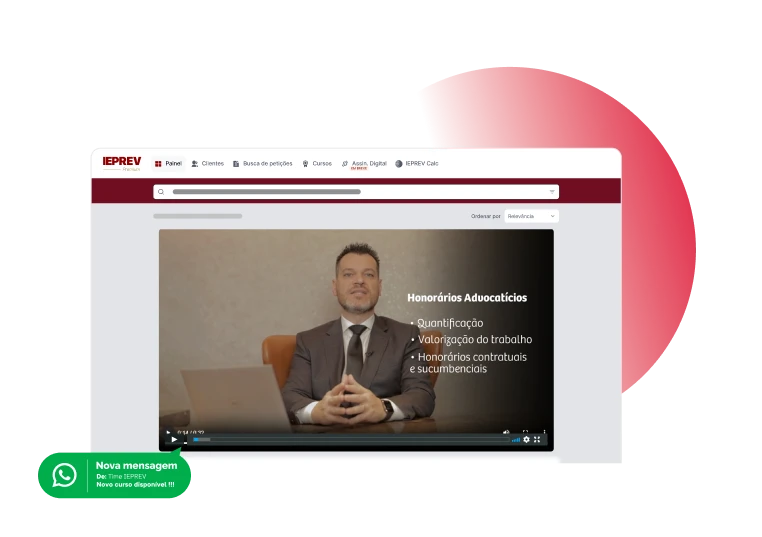 Cursos, lives, mentorias e acesso a comunididade exclusiva IEPREV Premium